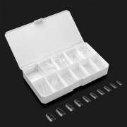 Apres Gel-X™ French Manicure Tips Natural Square Med 73387