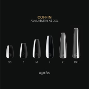 Apres Gel-X Individual Tips Sculpted Coffin Long 50PK SCL4
