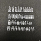 Apres Gel-X Individual Tips Natural Square Medium 50PK NSM6