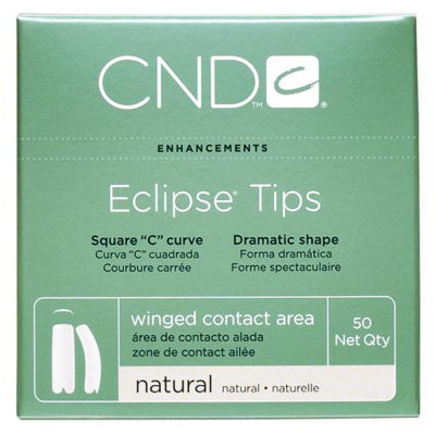 CND Eclipse Tips Natural 50 pk Size 3 16803