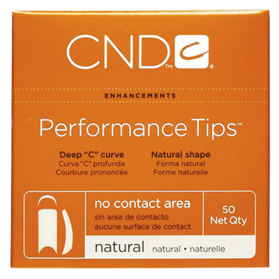 CND Performance Tips Natural 50 pk Size 3 #17324
