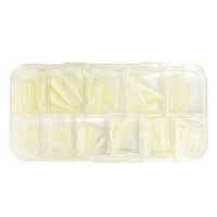 USN Natural Stiletto Tips Size 0-10 In Box 540 Tips 00311