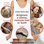 Cirepil Tattoo Wax Depilatory Non Strip Disp. Wax 800g 02457
