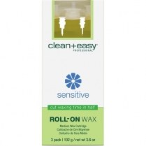 C&E Sensitive Medium Roll-On Wax 3-Pack #41232