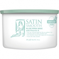 Satin Smooth Aloe Vera Wax With Vitamin E 14 oz 814121/27933