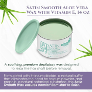 Satin Smooth Aloe Vera Wax With Vitamin E 14 oz 814121/27933