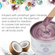 Satin Smooth Amethyst Crystal Soft Wax 14oz 814119/35703