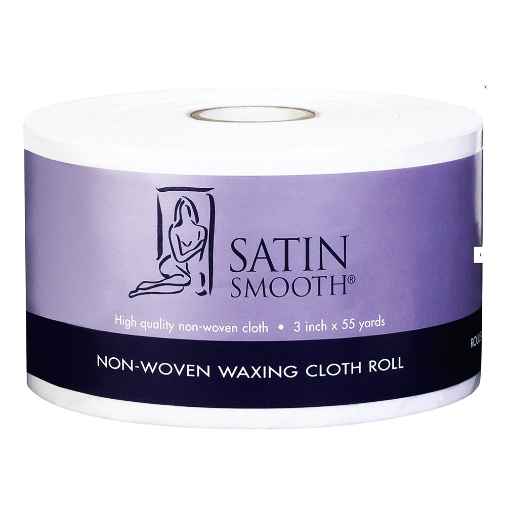 Satin Smooth NonWoven Waxing Cloth Roll 3"x55 Yards SSWA09