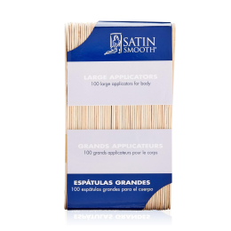 Satin Smooth Large Wood Applicators 100PK  814163/19368