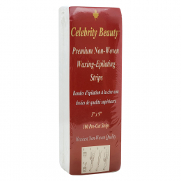 Celebrity Premium Non-Woven Pre-cut Wax Strips 3"x 9" 68834