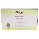 Dukal Reflections Thong Panty,White Disposable100PK 900500-1