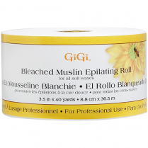 Gigi Bleached Muslin Epilating Roll 3.5"x40yards #0650