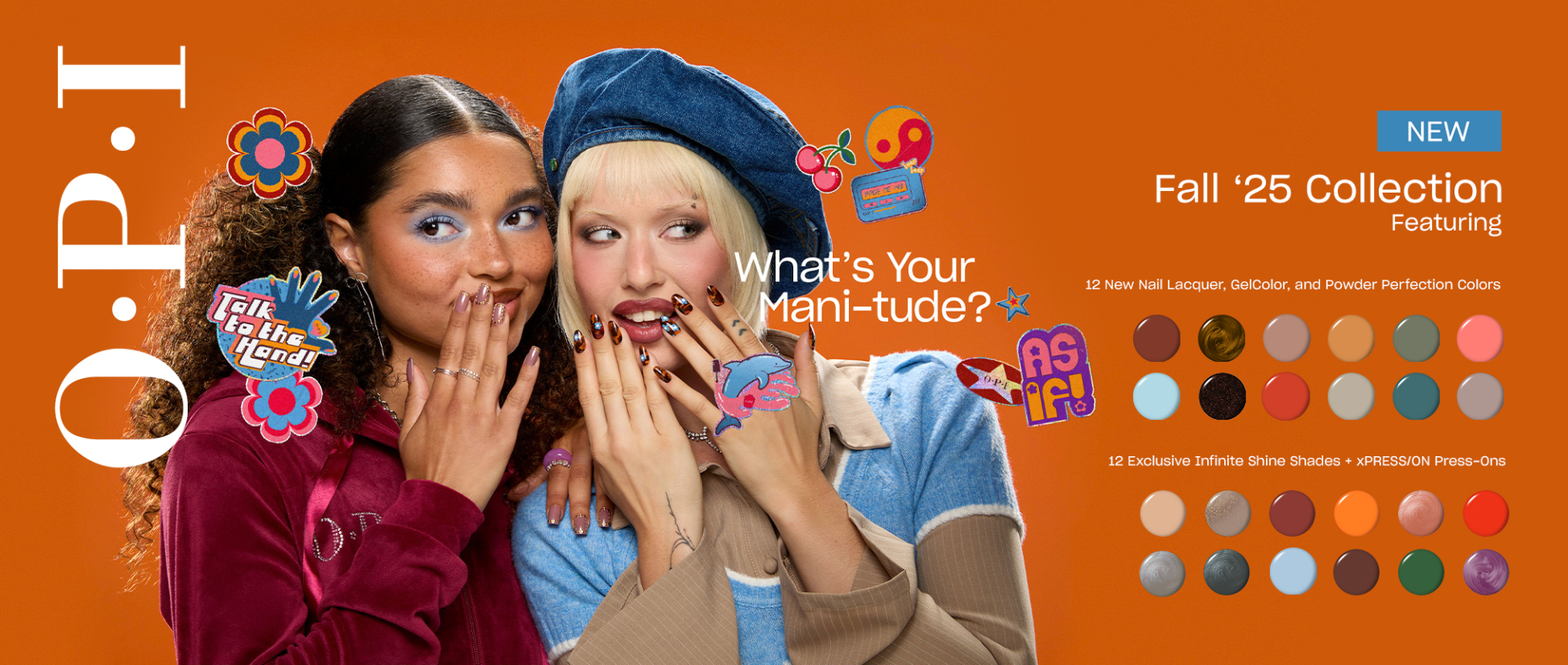 OPI Fall 2025 Whats Your Mani Tude