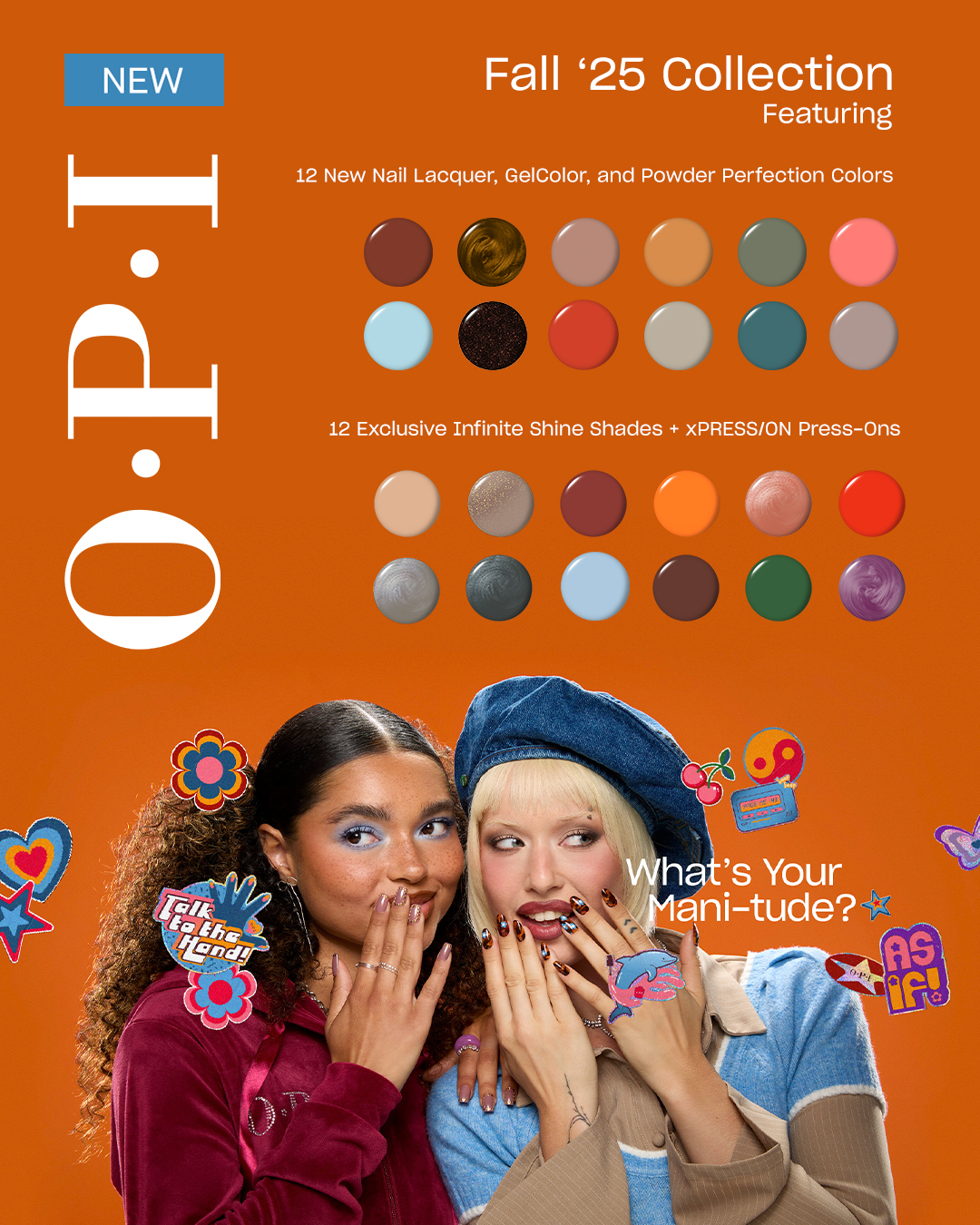 OPI Fall 2025 Whats Your Mani Tude