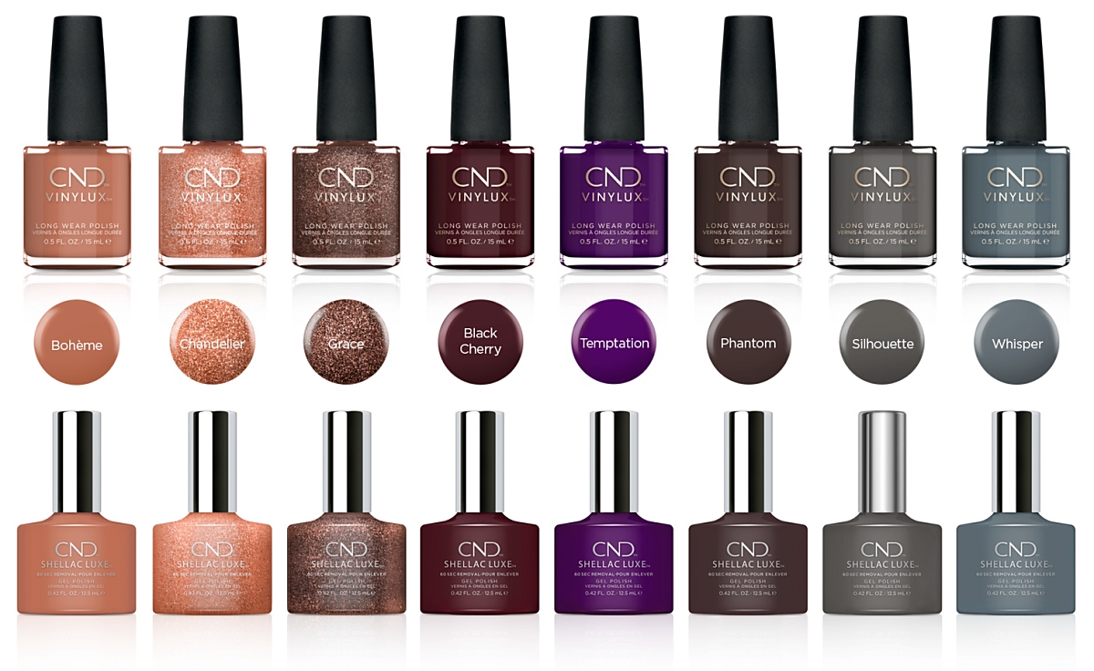 Achieve luxurious, high-fashion manicures and pedicures with the perfect color match.