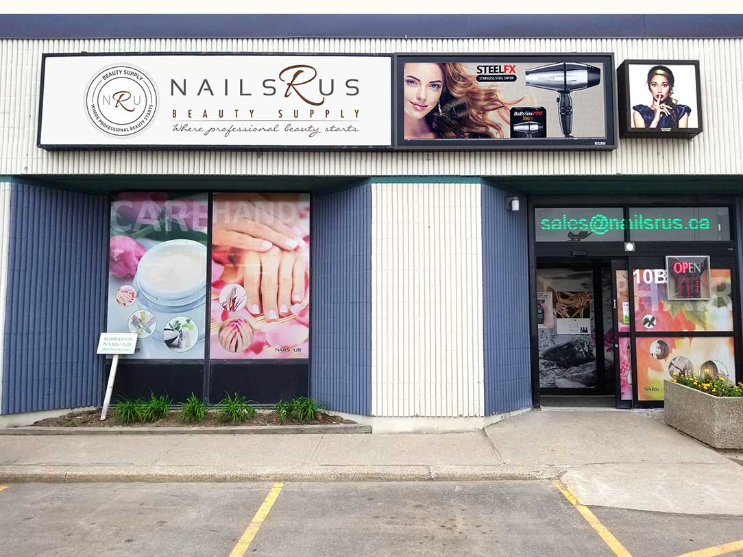Nails R Us Beauty Supply Mississauga Shop Storefront Nails R Us 4500 Dixie Road Mississauga