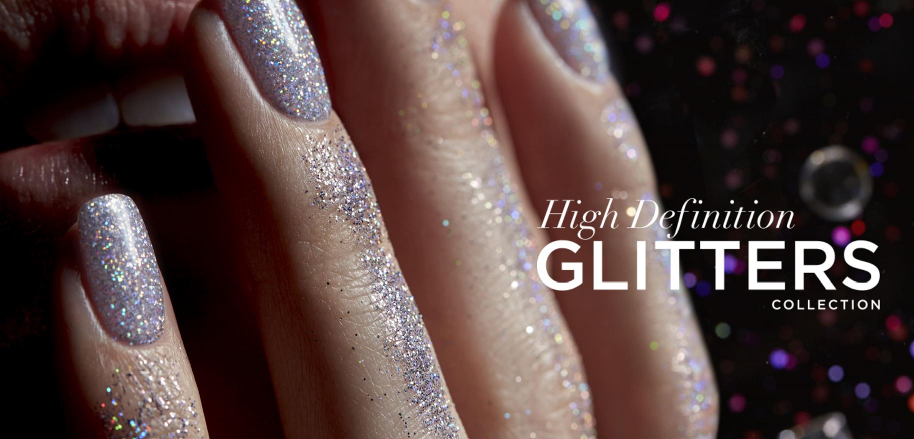 OPI High Definition Glitters Collection Sparkle Nail Effect