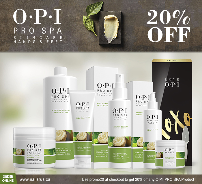 OPI PRO SPA discount promotion september-2018-2019