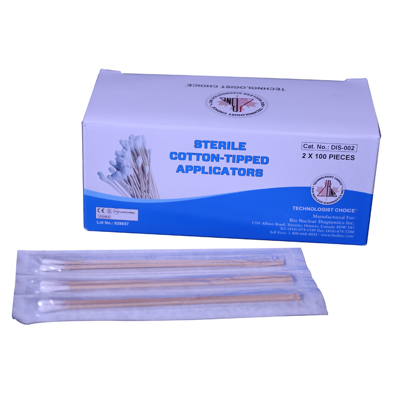 APPLICATOR, STERILE, COTTON TIP, 6", TC