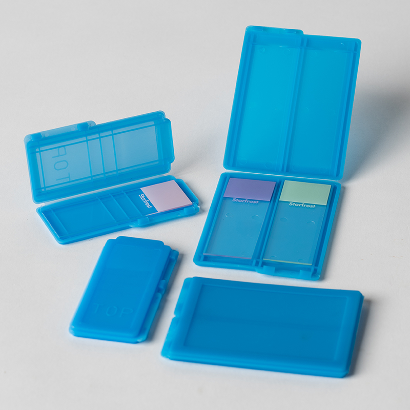 MAILERS, SLIDES, PLASTIC, DOUBLE