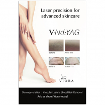 Affiche Laser de précision Viora V-Nd:YAG pour soins de la peau avancés