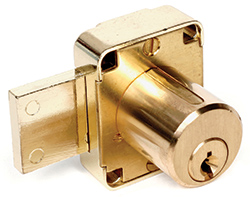 Latch Bolt Brass in color CCL Wafer Tumbler Drawer Lock 