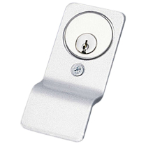 Alarm Lock 711X28 Cylinder Finger Pull, Aluminum