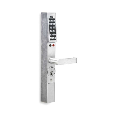 Alarm Lock DL1225-26D2 Pushbutton Aluminum Door Trim