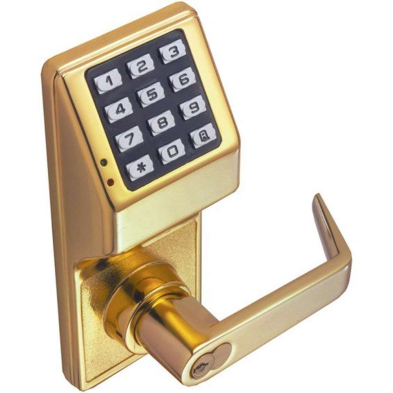 Alarm Lock DL2700WP US3 Pushbutton Cylindrical Door Lock