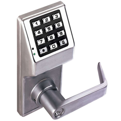 Alarm Lock DL2775-US26D Pushbutton Cylindrical Door Lock