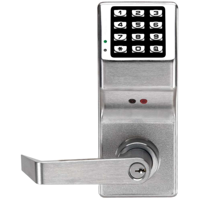 Alarm Lock DL2875-US26D Pushbutton Cylindrical Door Lock
