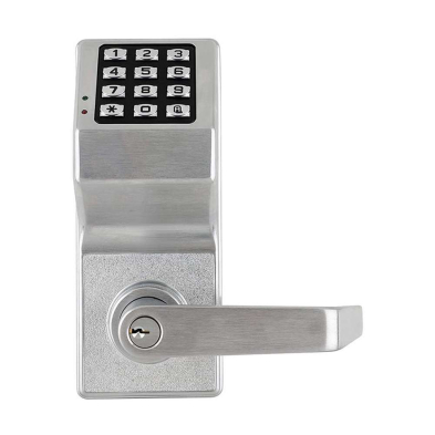 Alarm Lock DL5200-US26D Pushbutton Cylindrical Door Lock