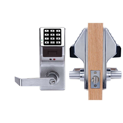 Alarm Lock PDL5300-US26D Pushbutton Cylindrical Door Lock