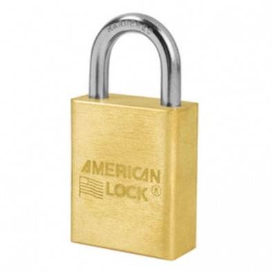 American Lock Rekeyable Padlock 1-1/2" Solid Brass A5530NR-KZ