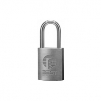 Best Lock 1-5/8" Padlock-1-1/2" Shackle-Key Ret'g-less core