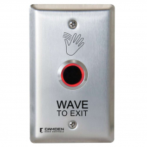 Camden CM-221 Switch Steel Touchless Wave Exit, Double Mount