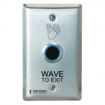 Camden CM-222 Switch Steel Touchless Wave Exit, Narrow Mount