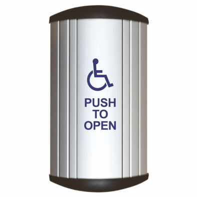 Camden CM-7509 Column Anodized Clear Aluminum Push to Open