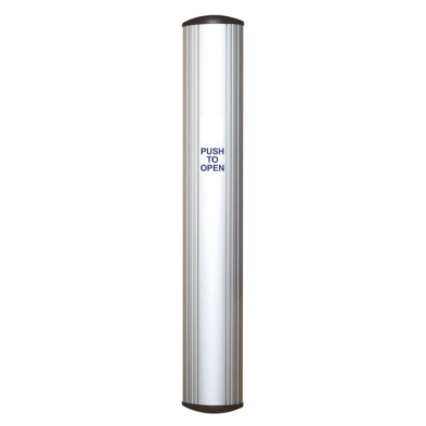 Camden CM-7536 Column, Clear Aluminum Push to Open Kinetic