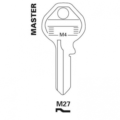 JET Hardware M27 Key Blank 