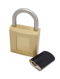 Capitol M-8002 Brass Body Magnetic Padlock 1-1/2" Shackle