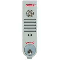 Detex EAX-300-GRAY-W-CYL Door Prop Alarm