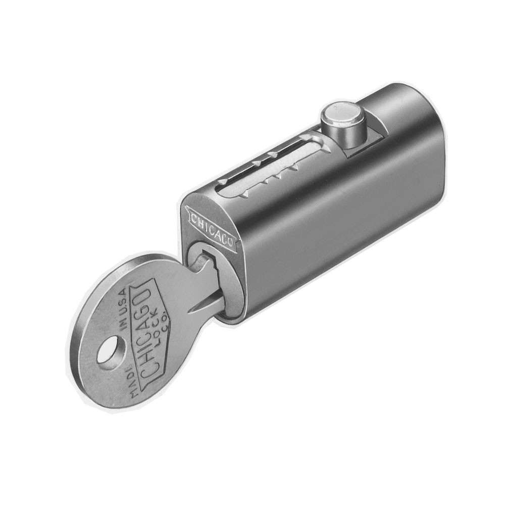 Chicago File Cabinet Lock Replacement Cylinder 99532 Oval Plunger Style 