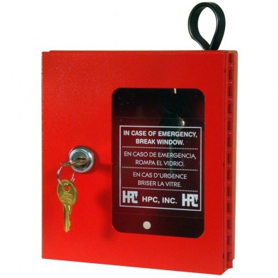 HPC 511 Emergency Key Box, Red