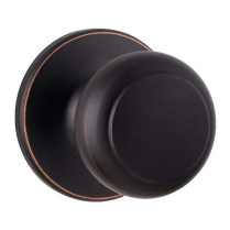 Kwikset 200CV 11P Cove Knob Venetian Bronze Passage Set