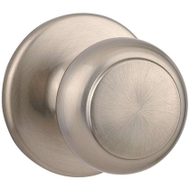 Kwikset 200CV 15 Cove Knob Satin Nickel Passage Set