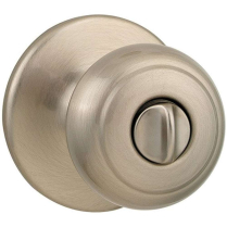 Kwikset 300CV 15 Cove Knob Satin Nickel Privacy Set