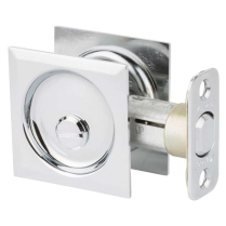 Kwikset 335 Privacy Square Pocket Door Lock for Sliding Door