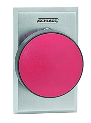 Schlage Electronics 625RD 2-3/4" Mushroom Button