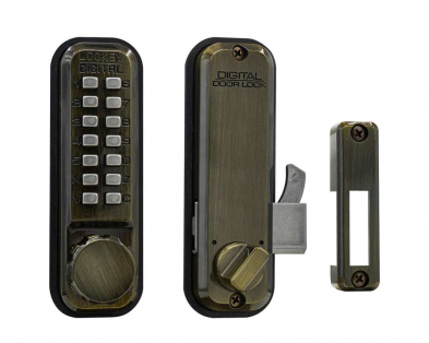 LockeyUSA 2500 Series Keyless Surface Mount Hook Bolt